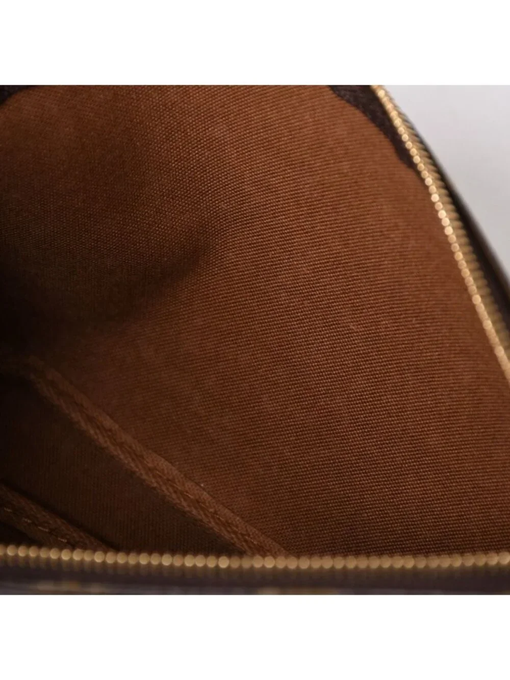 Louis Vuitton Pochette Accessoires Pouch Monogram Brown Leather